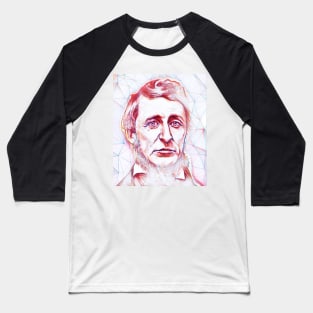 Henry David Thoreau Portrait | Henry David Thoreau Artwork Baseball T-Shirt